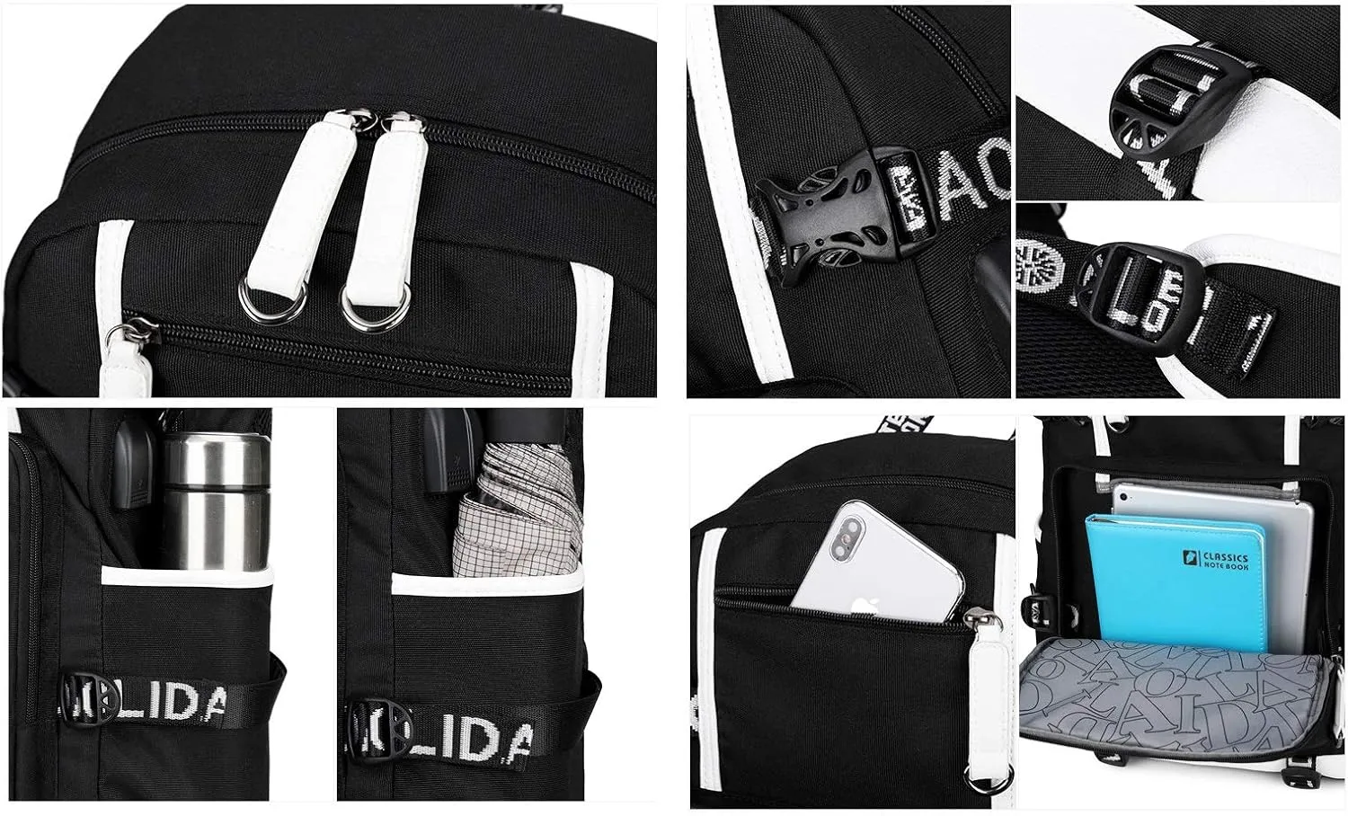 ISaikoy Anime Alya Sometimes Hides Her Feelings in Russian Backpack Bookbag Laptop Bag School Bag 2