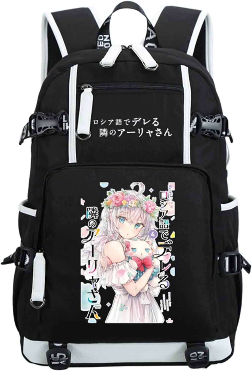 ISaikoy Anime Alya Sometimes Hides Her Feelings in Russian Backpack Bookbag Laptop Bag School Bag 2