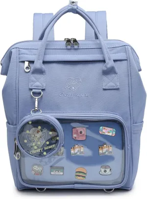 Ita Bag Pin Kawaii Cute Display Mommy Backpack for School Anime Cosplay with Insert