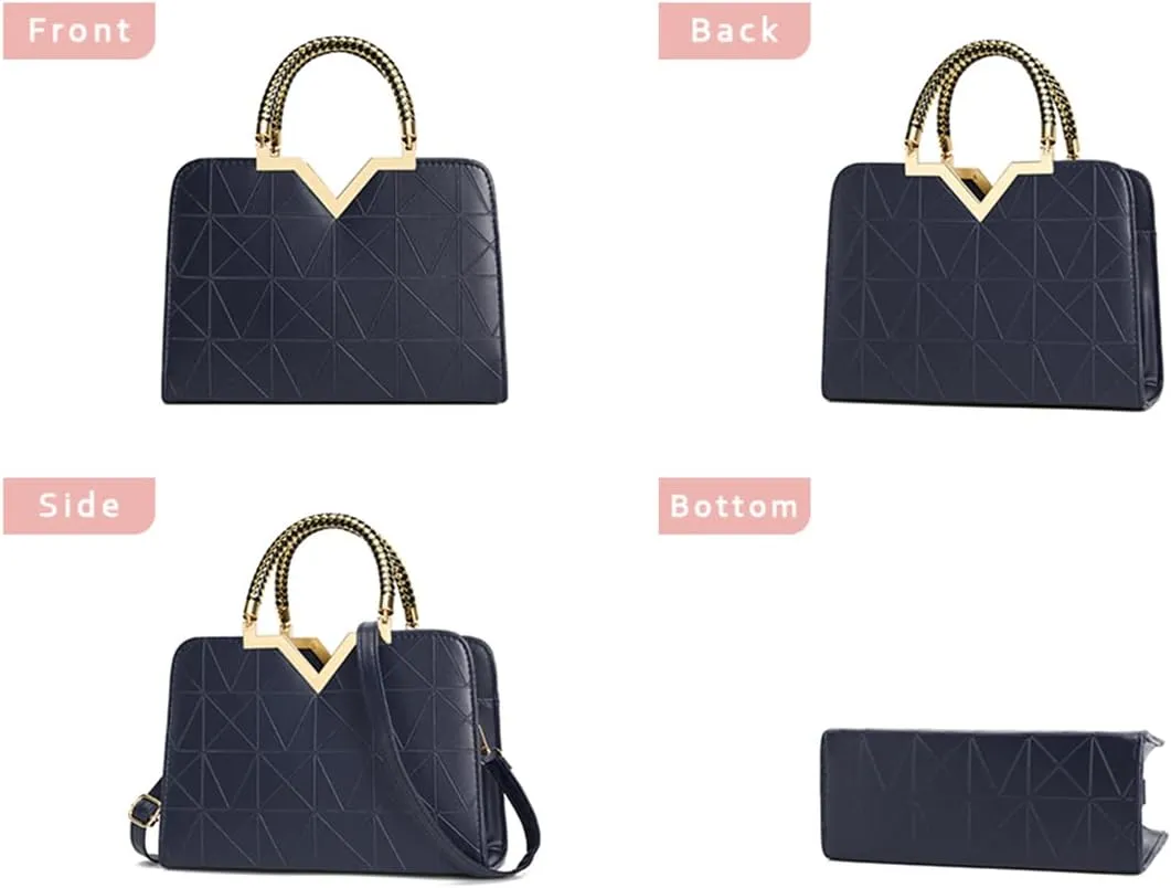 JHVYF Purses for Women Fashion Handbag Ladies Satchel Bags PU Leather Top Handle Shoulder Tote Bags