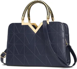 JHVYF Purses for Women Fashion Handbag Ladies Satchel Bags PU Leather Top Handle Shoulder Tote Bags