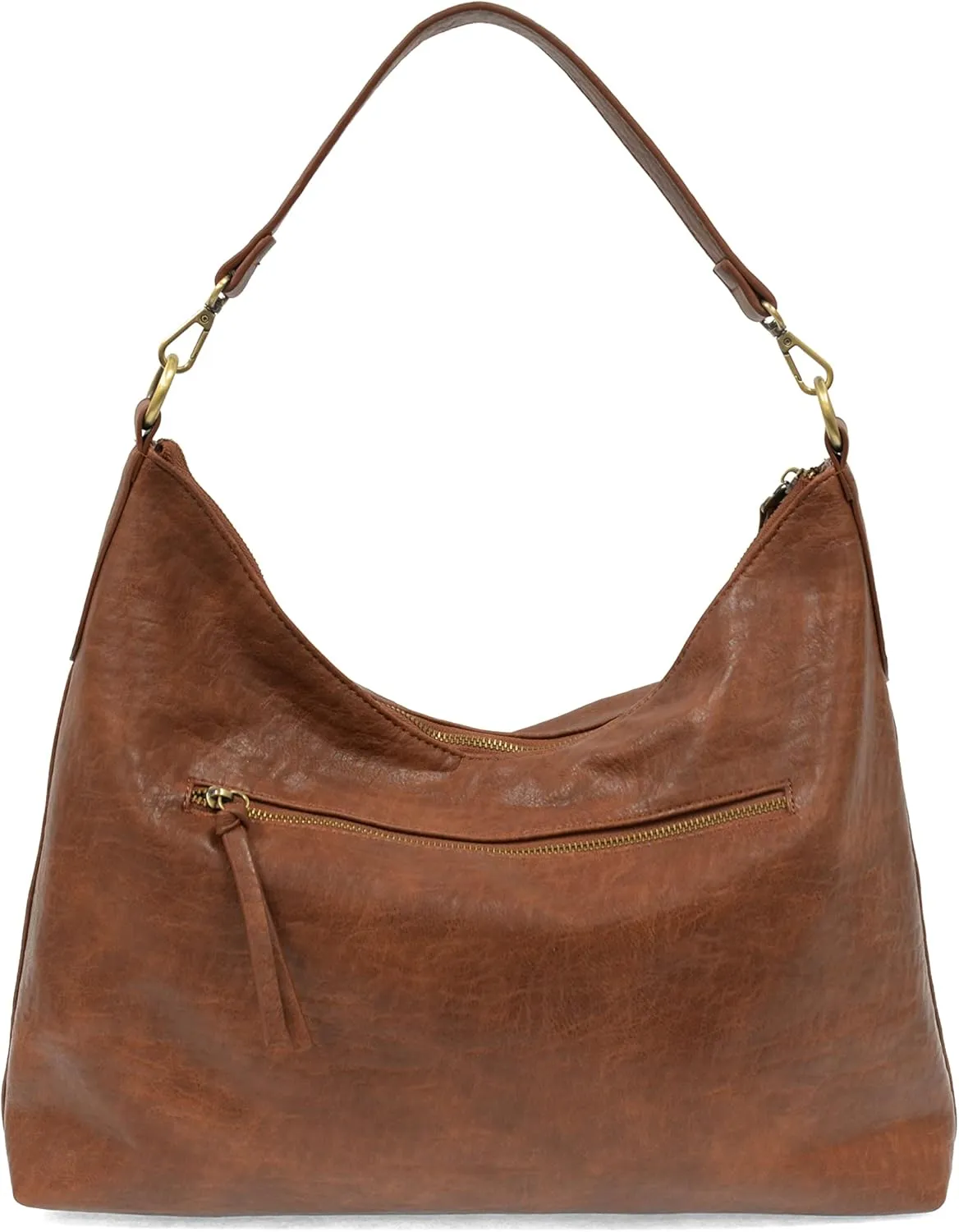 Joy Susan Oversized Hobo Bag: Buffalo Grain in Vegan