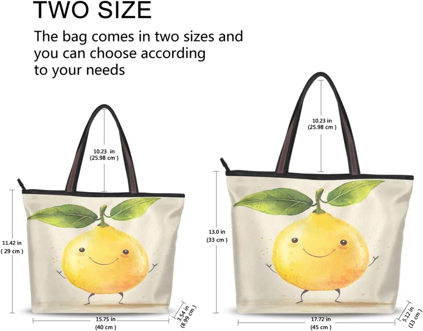 JSTEL Tote Bag for Women with Zipper,Polyester Tote Purse Holiday Tote Bag Work Handbag Women Gift