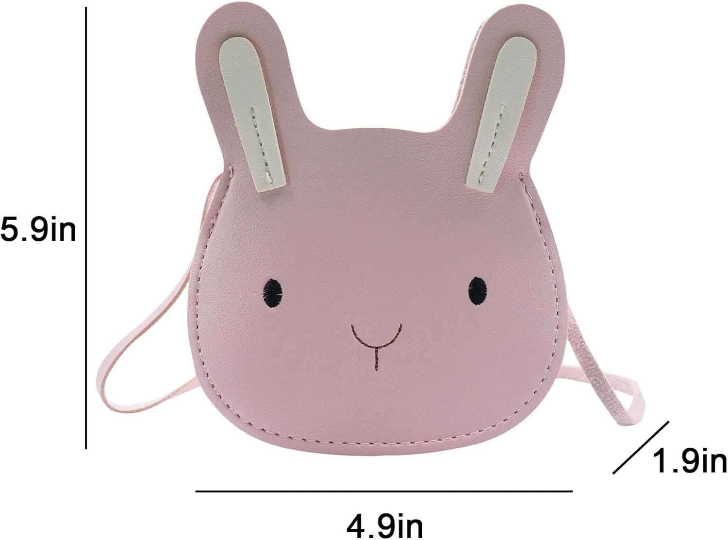 JUMISEE Kids Cute Bunny Crossbody Bag Purses for Girls Toddlers Small Shoulder Bag Wallet Easter Gift