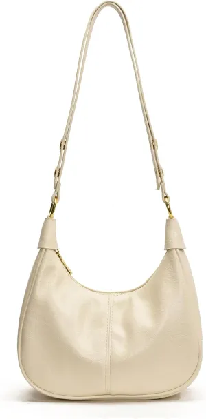 JYG Small Hobo Bags for Women Retro Crescent Shoulder Purse Fall Soft Crossbody Handbag 2025
