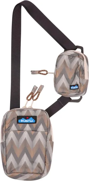 KAVU Yorktown 2 N 1 Crossbody Pack Modular Lightweight Bag