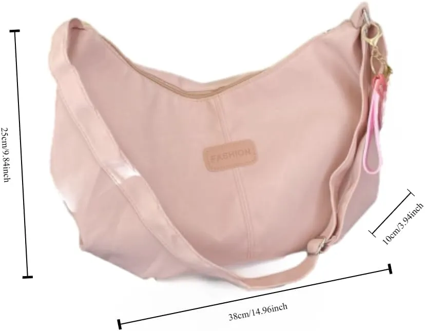 Kawaii Crossbody Bag Cute Nylon Sling Bag Crossbody Bags for Women Cute Aesthetic Sling Bag Purse (blue)