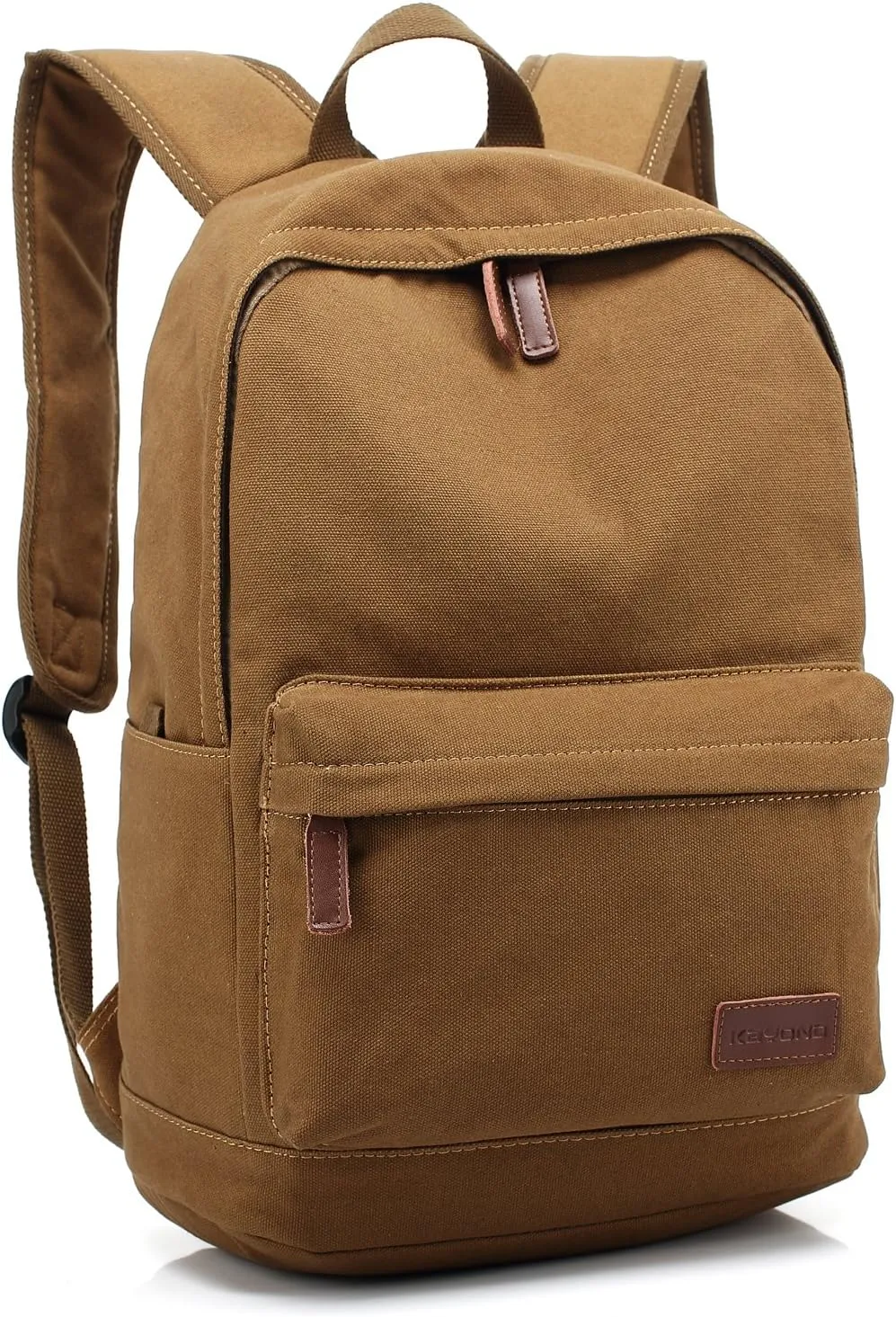 kayond Casual Style Lightweight canvas Laptop Bag/Durable Travel backpacks/Rucksack for Men&Women/Fashion Backpack Fits 15 inch Notebook (Brown)