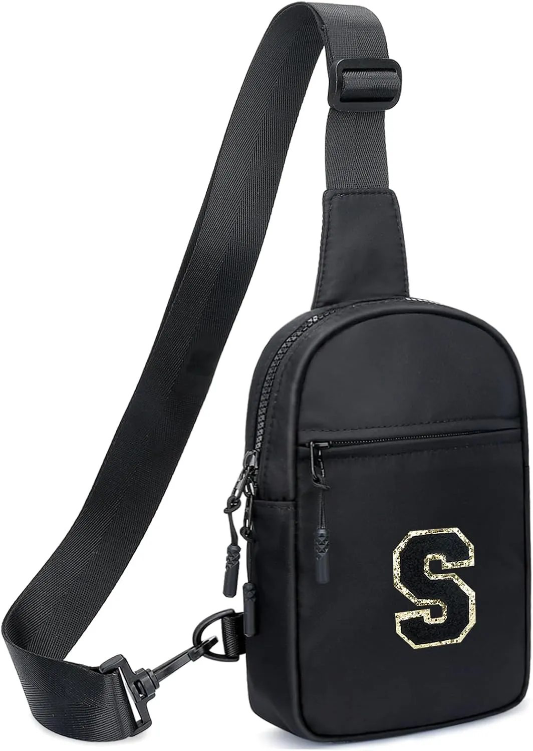 KKXIU Gifts for 6 7 8 9 10 11 12 Year Old Girls Initial Sling Bag Trendy Crossbody Fanny Pack for Teens