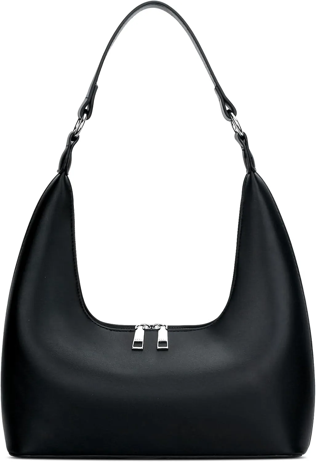 KKXIU Shoulder Bags for Women, Underarm Hobo Handbag Clutch Crossbody Purse with Removable Strap and Zipper Closure