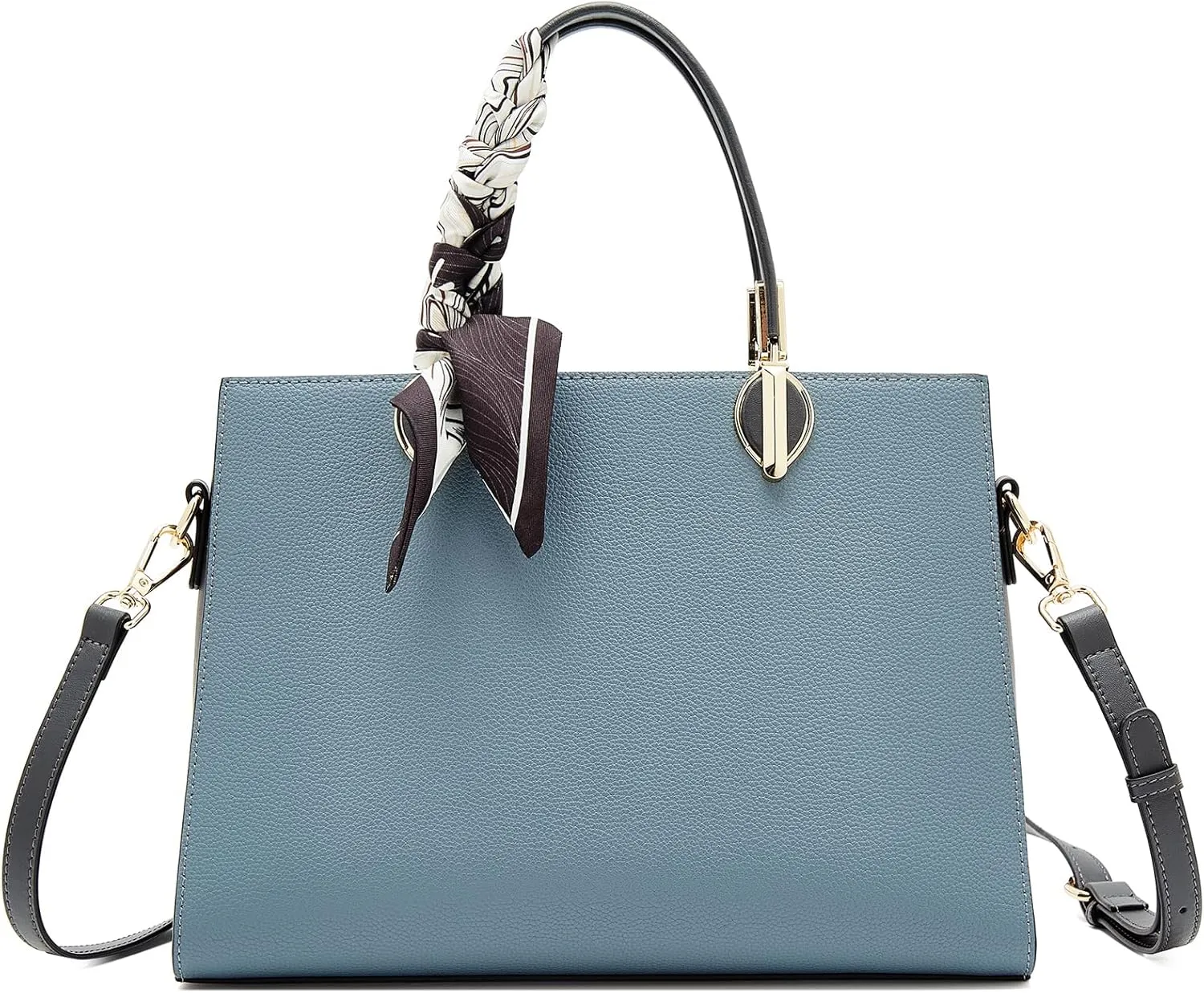 LAORENTOU Women Crossbody Handbags Cow Leather Satchel Handbags for Women Top-handle Shoulder Tote Purses