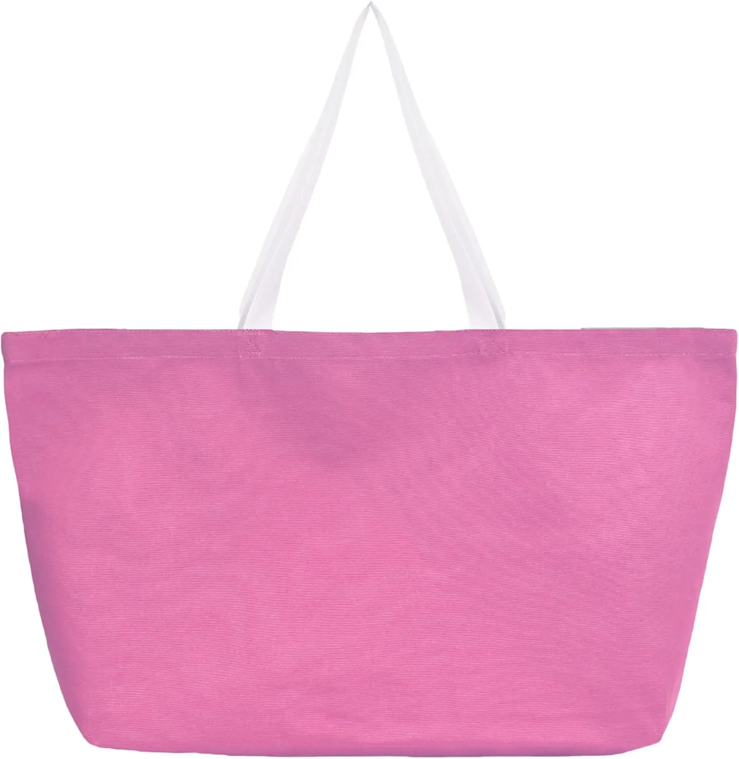 Large Canvas Tote Bag - Reusable Grocery Bag Foldable Heavy Duty Shopping Bag for DIY Art Crafts Painting Embroidery