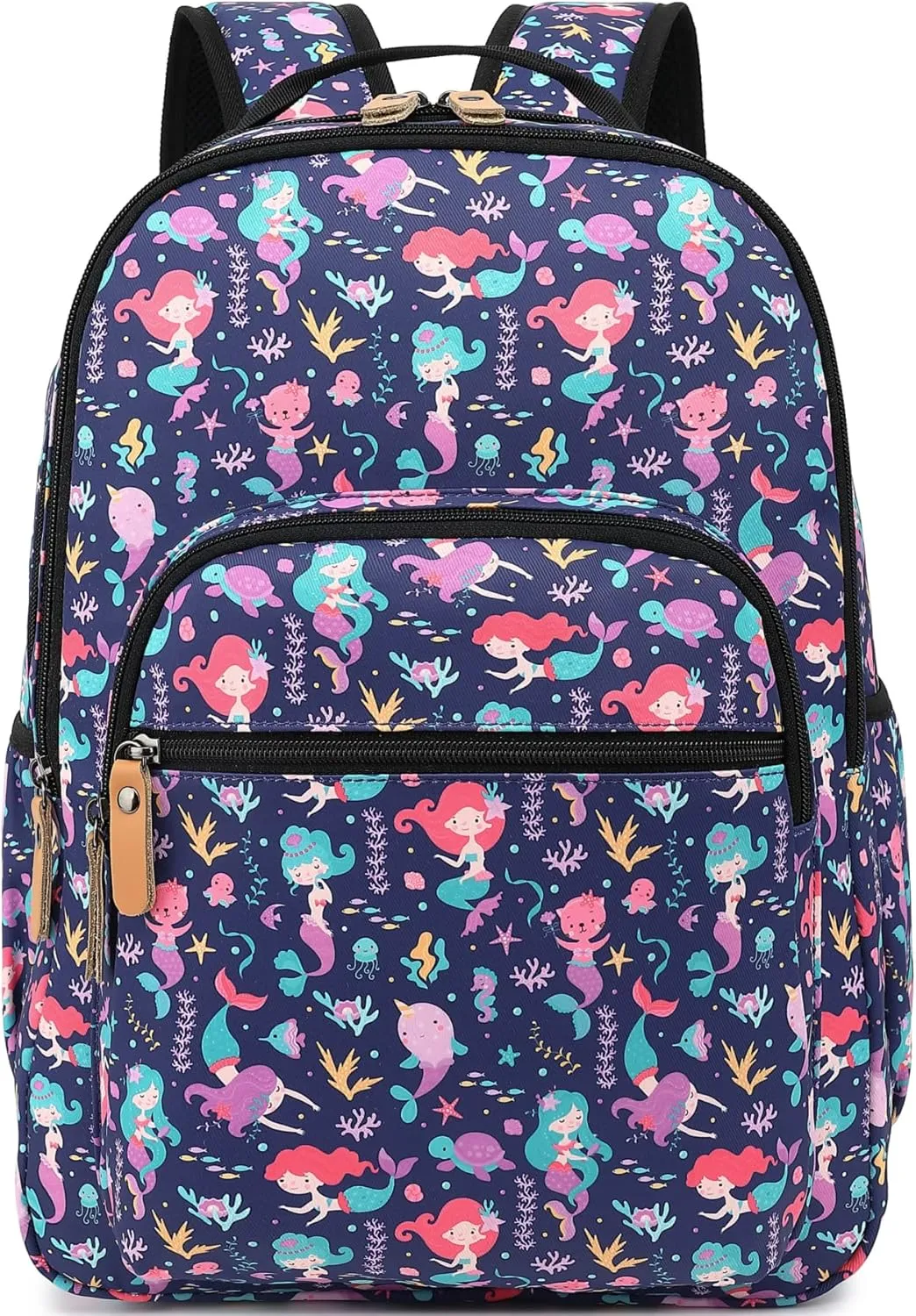 Leaper Water-resistant Mermaid Laptop Backpack School Travel Bag Bookbags Satchel Purple