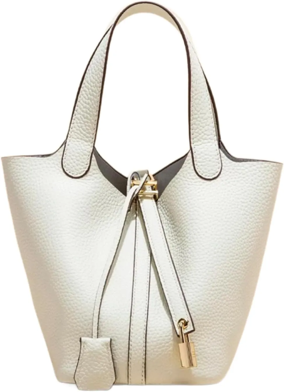 Leather Ladies Fashion Simple Handbag Designer Clutch Tote Bag for Women Ethnic Vintage Small Bucket - Vegetable Basket Bag