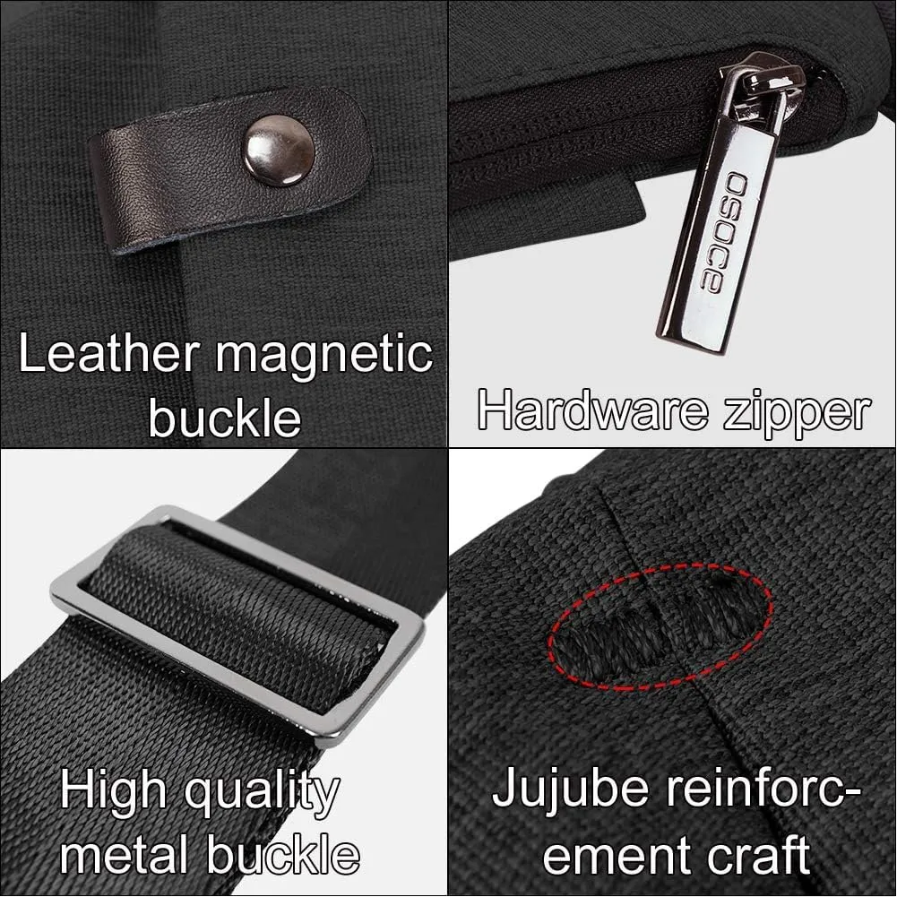 Lightweight Sling Bag, Anti Theft Crossbody Bags for Women Men Casual Shoulder Crossbody Sport Travel Hiking Bag