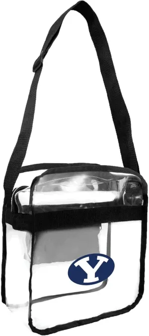 Littlearth BYU Cougars NCAA Clear Carryall Crossbody Bag