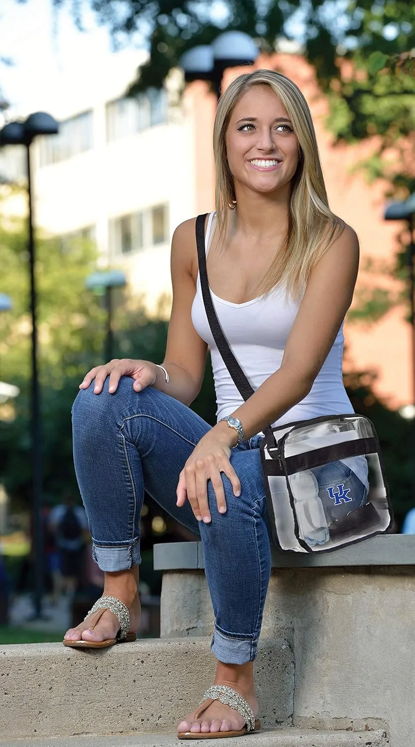 Littlearth Kentucky Wildcats NCAA Clear Carryall Crossbody Bag