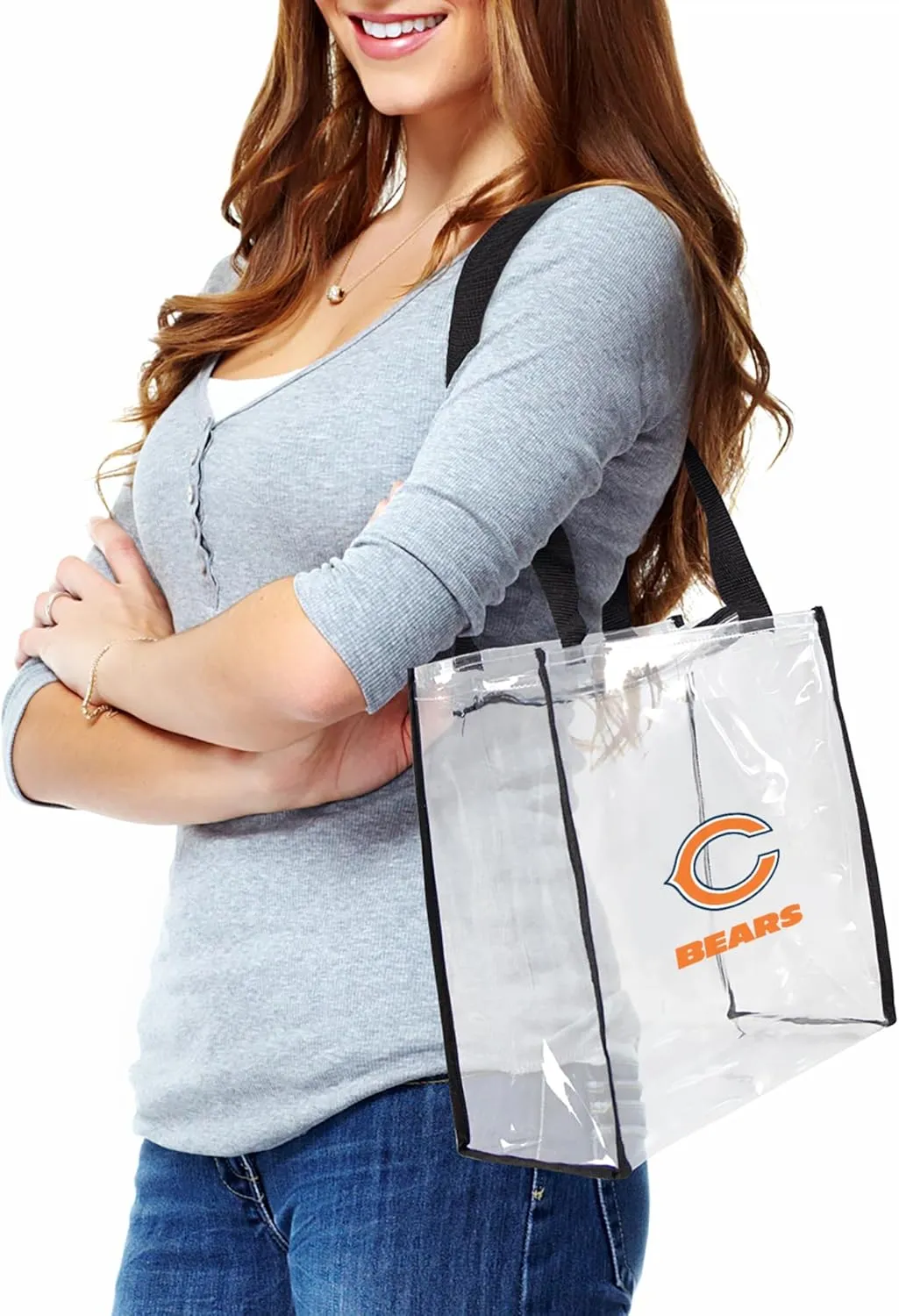 Littlearth NFL Clear Square Stadium Tote