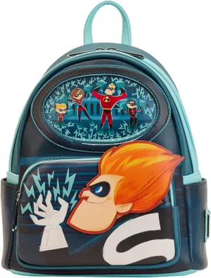 Loungefly Disney Pixar Moments Incredibles Syndrome Mini Backpack