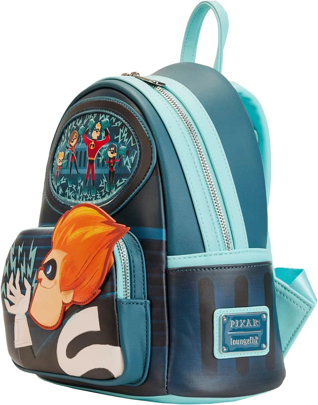 Loungefly Disney Pixar Moments Incredibles Syndrome Mini Backpack