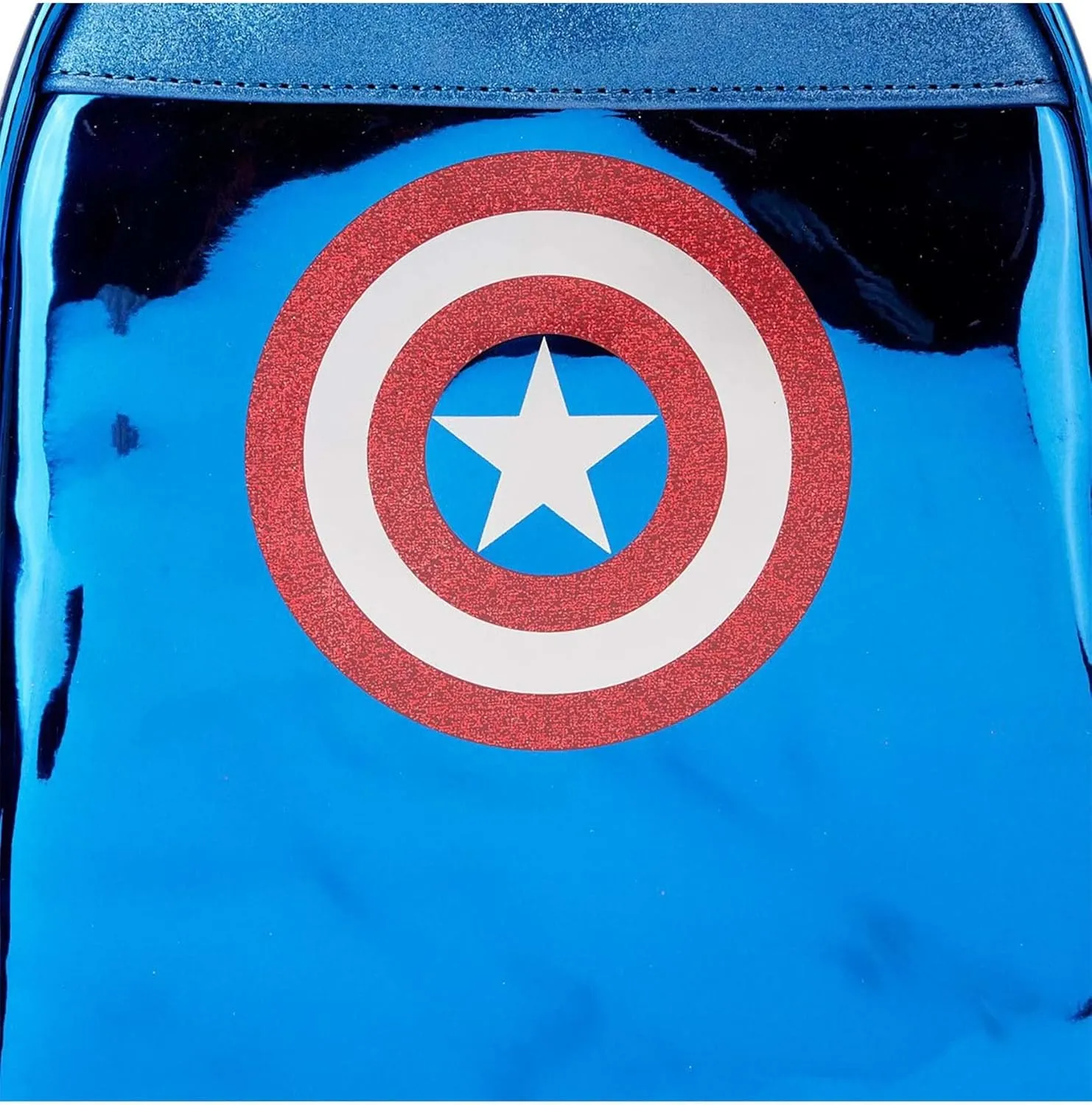 Loungefly Marvel Shine Captain America Mini Backpack Standard