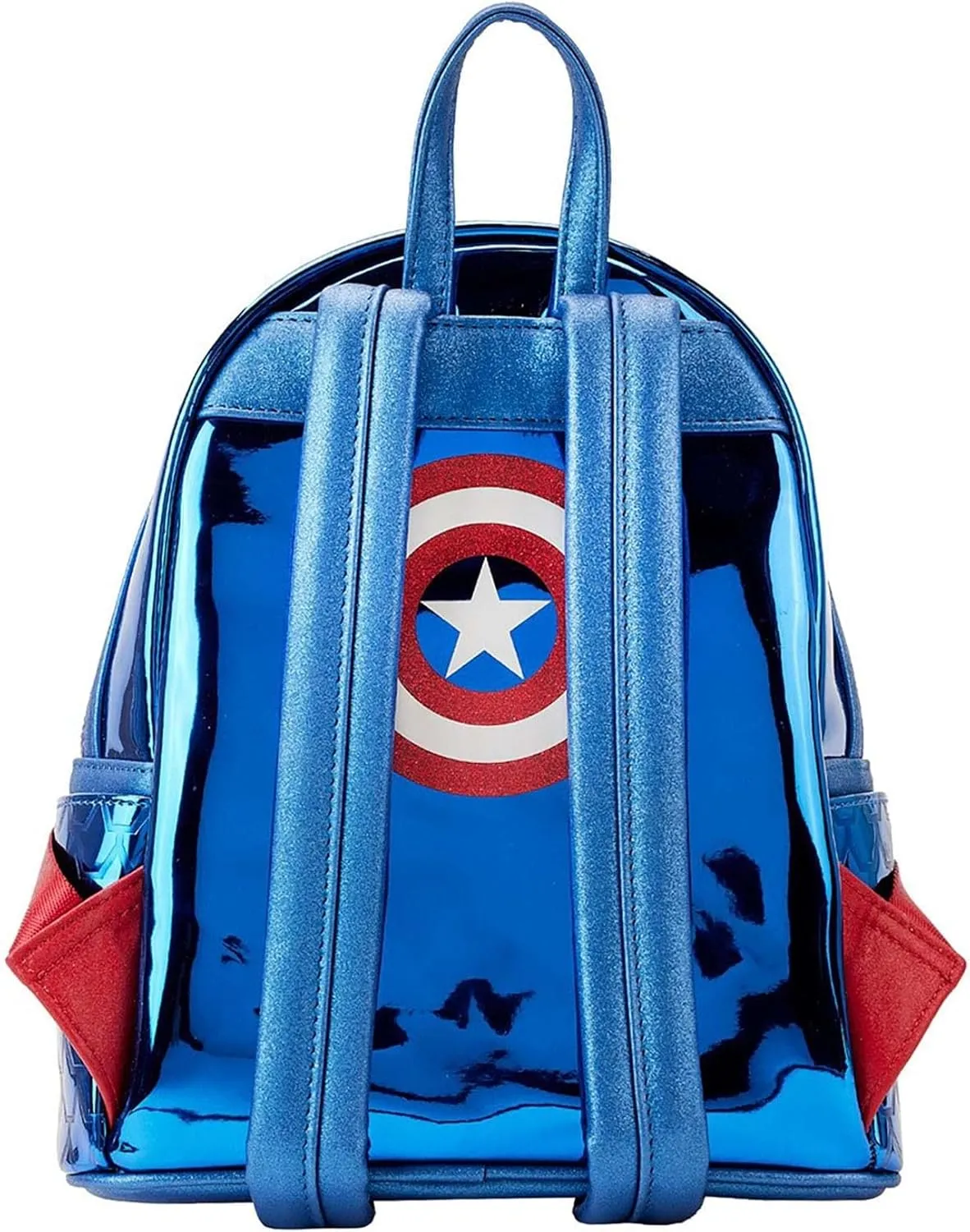 Loungefly Marvel Shine Captain America Mini Backpack Standard