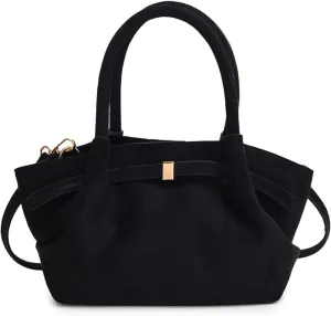 Makukke Suede Tote Bag for Women, Hobo Bag Small Crossbody Handbag Women Vintage Shoulder Bag Purse for Work Office Travel