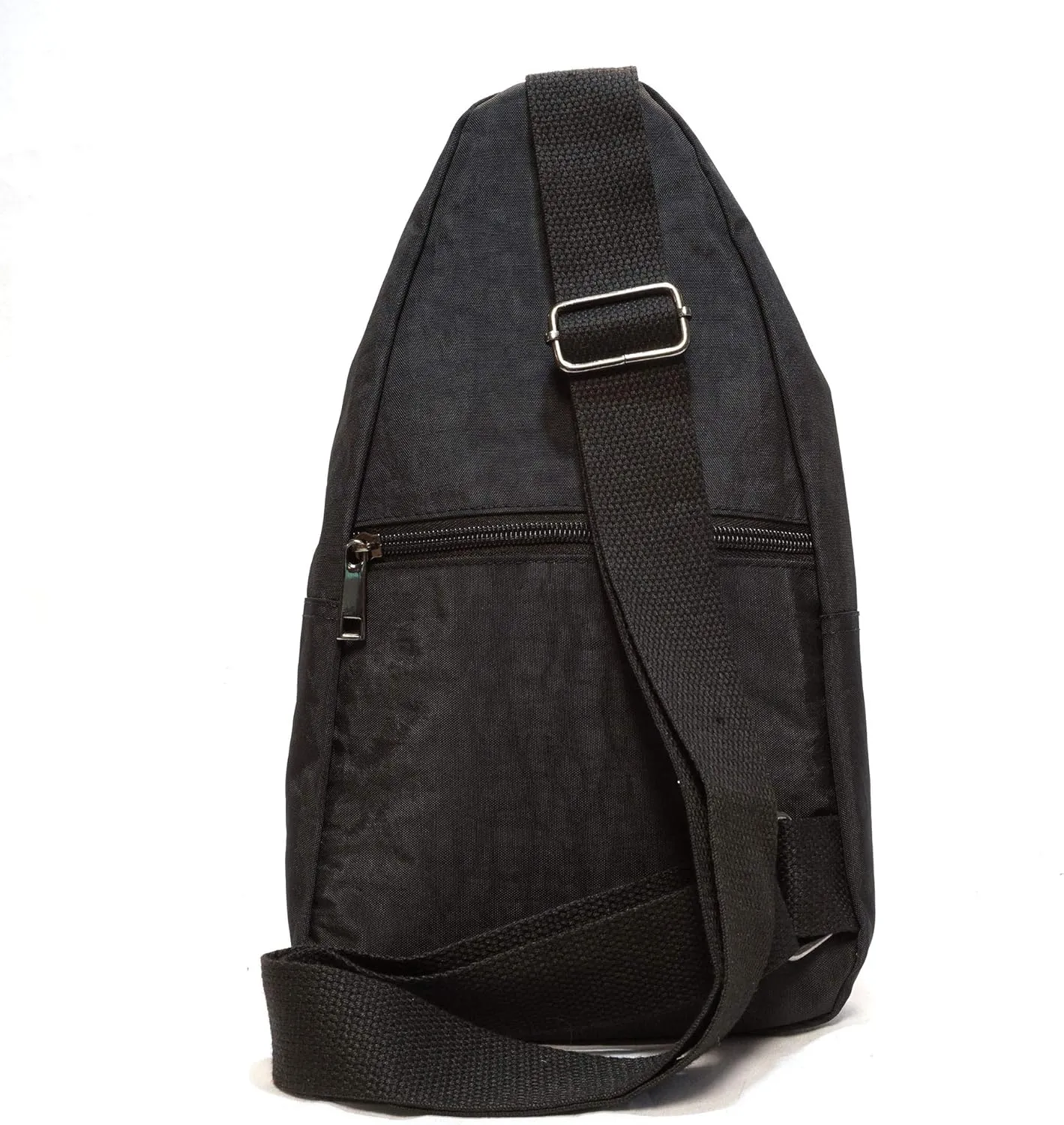 Malibu Washed Nylon Day Pack, Crossbody Bag, Travel Pack, Black