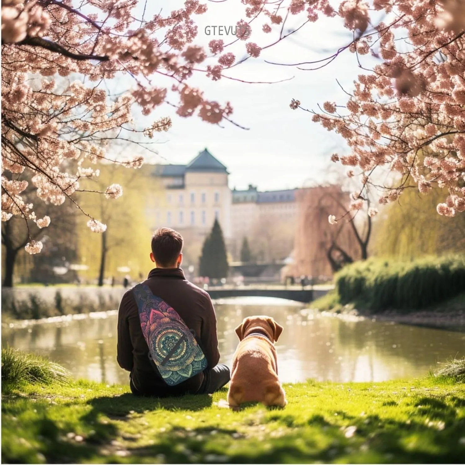 Mandala Sling Backpack Chest Bag Crossbody Shoulder Bag Gym Cycling Travel Hiking Daypack For Men Women