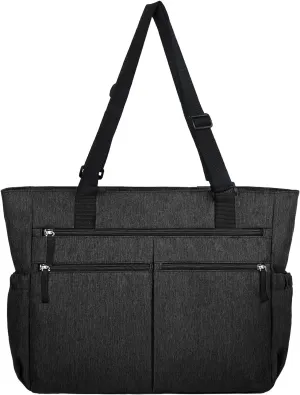 Marvolia Tote Bag for Women Work Large Tote Bags with Zipper Pockets Foldable Shoulder Handbags for Travel, Beach, Gym