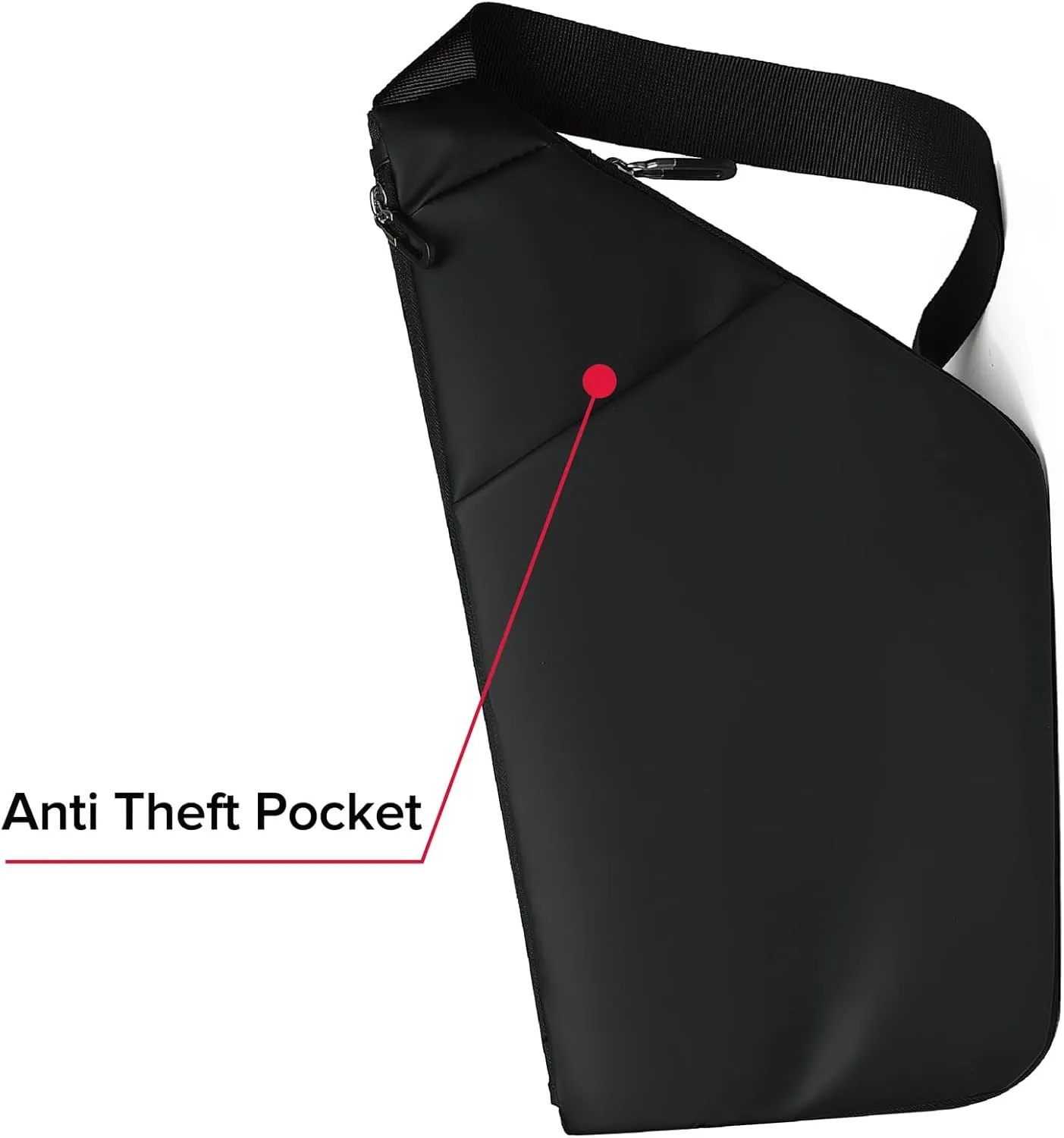 MAYMOONER Personal Sling Shoulder Crossbody Flex Bag Men Women Anti-theft One Strap Casual Chest Bags Slim Backpack Biking