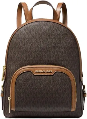 Michael Michael Kors Jaycee Medium Logo Backpack Brown