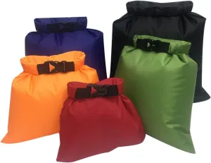 Milisten Waterproof Dry Bags for Kayaking 5-piece Set Waterproof Duffel Bag Essential Outdoor Accessory for Boating Camping Random