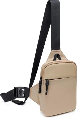 Mini Sling Bag for Men Women, Crossbody Waterproof Trendy Shoulder Cell Phone Chest Bag for Travel Work Gym