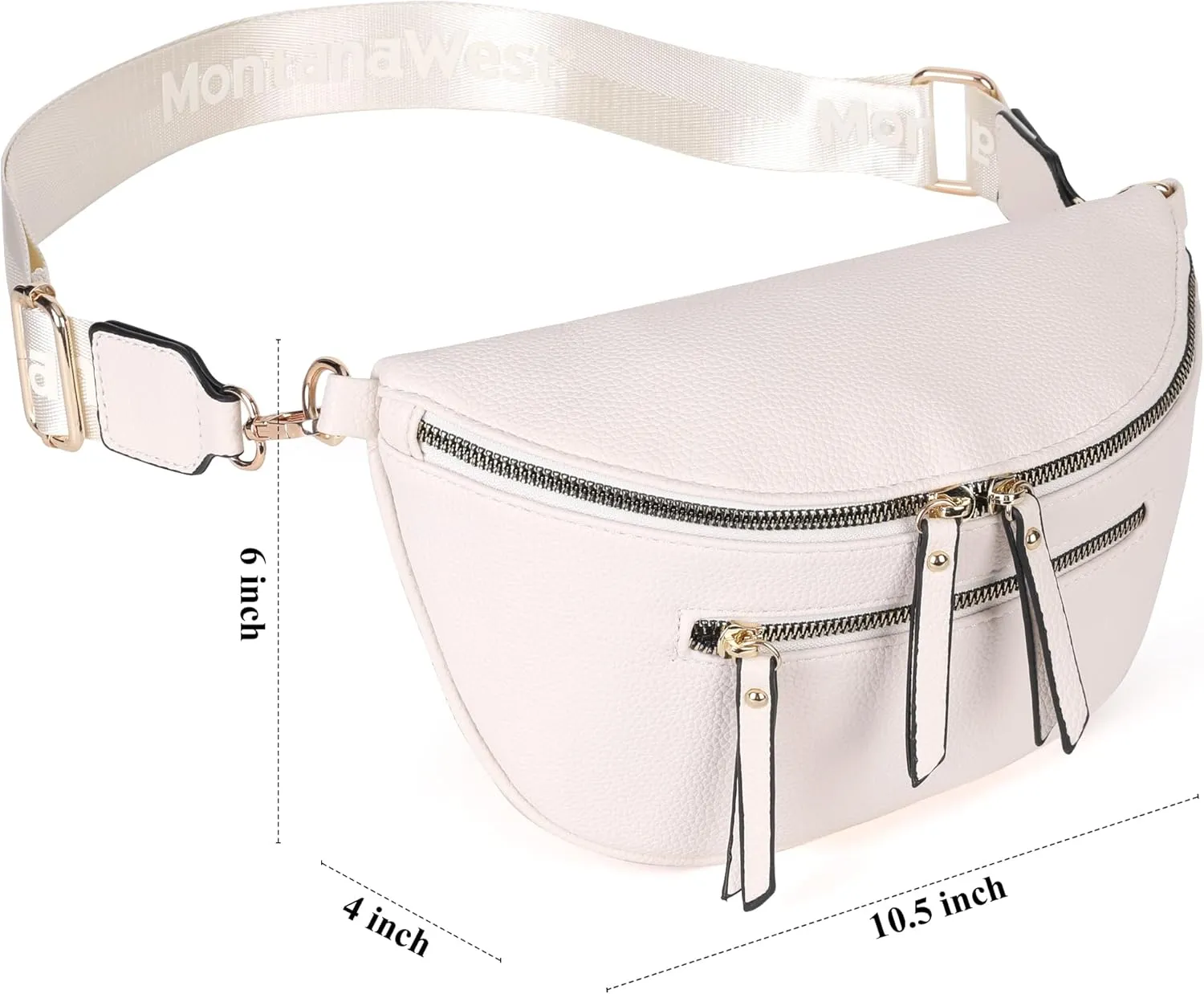 Montana West Crossbody Bags for Women Bum Bag Sling Purse with Adjustable Strap