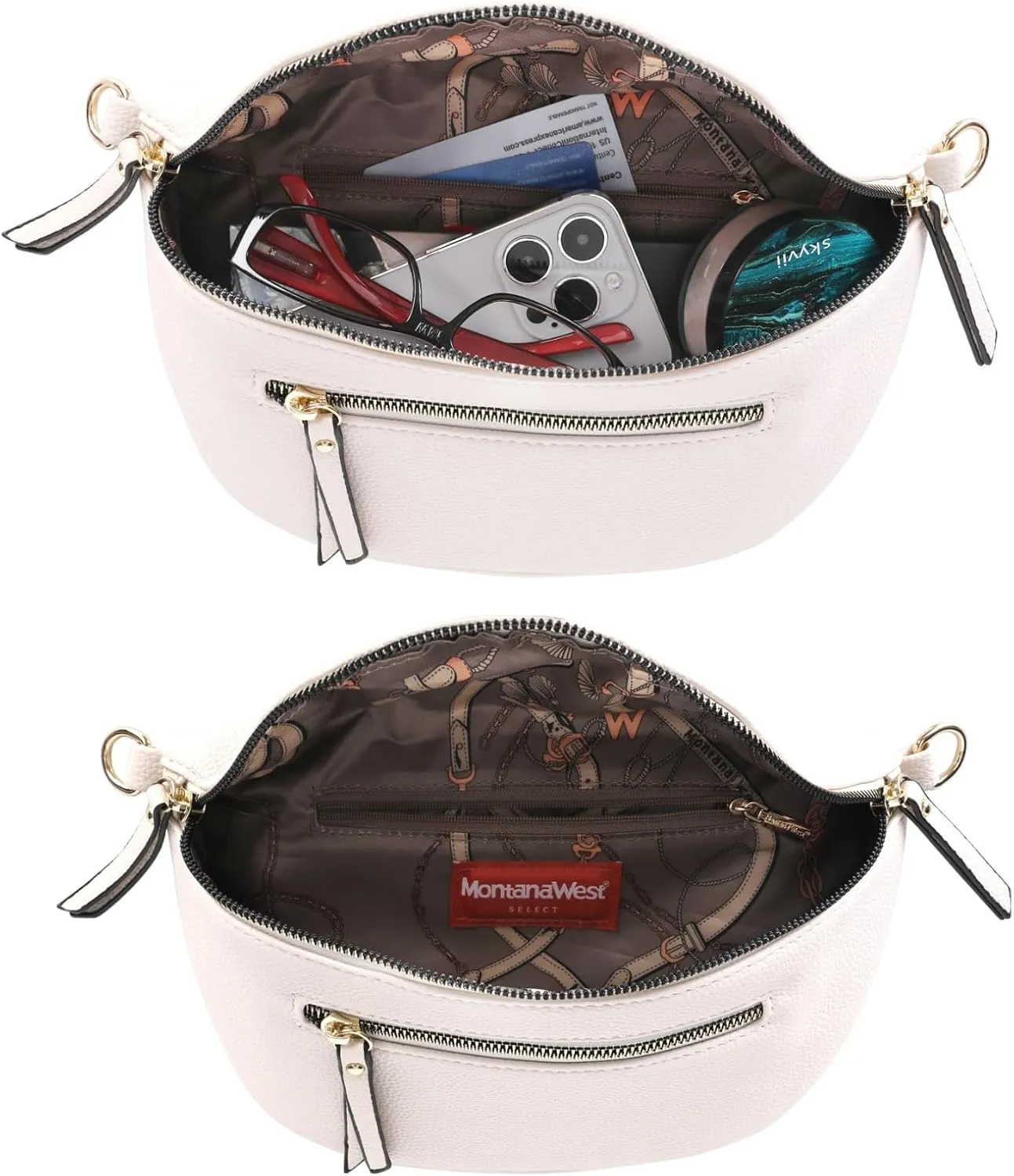 Montana West Crossbody Bags for Women Bum Bag Sling Purse with Adjustable Strap