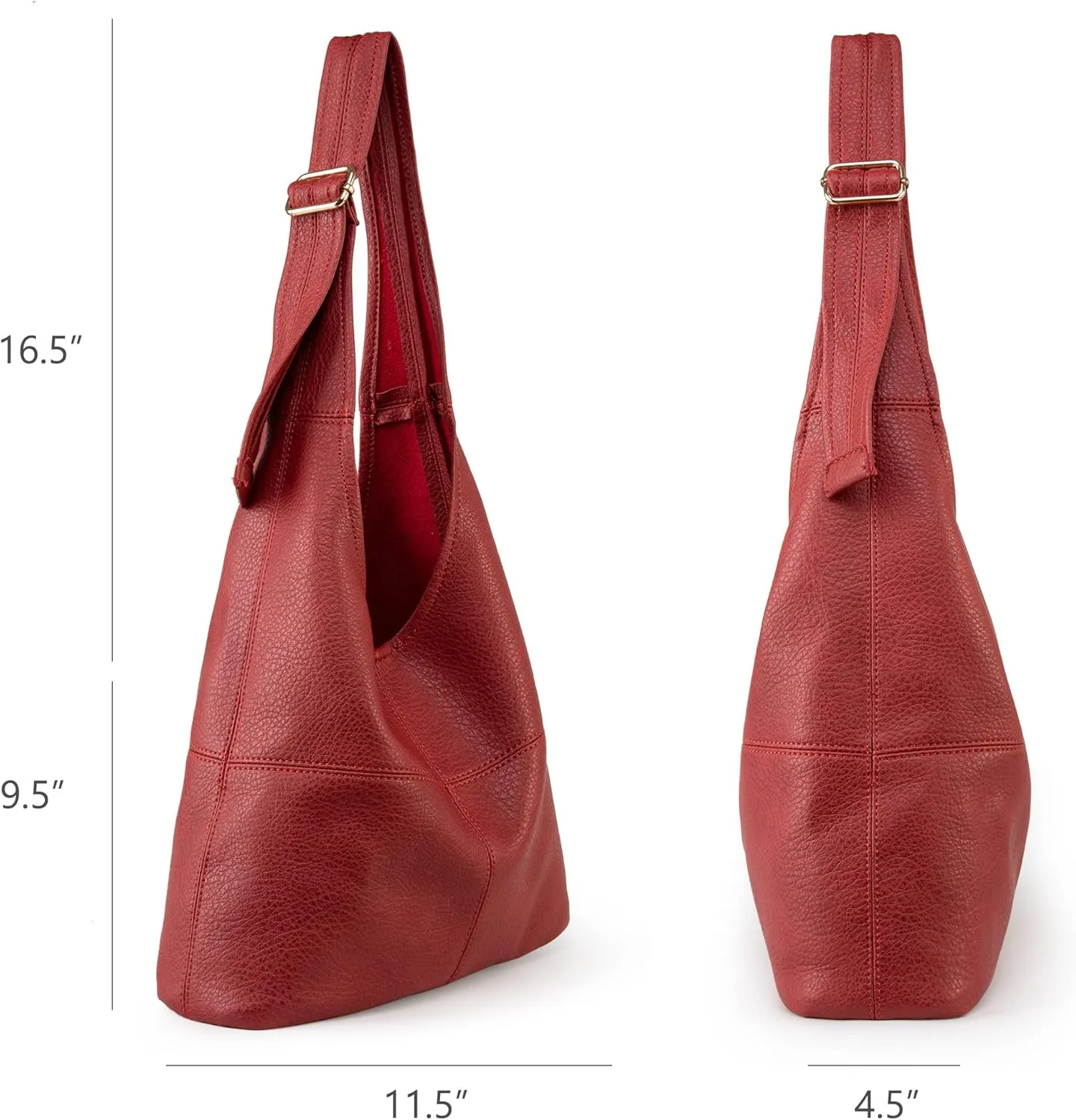 Montana West Hobo Bags Purse for Women Ultra Soft Foldable Shoulder Slouchy Handbags with Cosmetic bag
