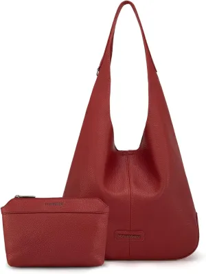 Montana West Hobo Bags Purse for Women Ultra Soft Foldable Shoulder Slouchy Handbags with Cosmetic bag