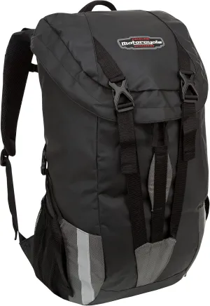 Motorcycle All Weather Backpack, Black, Works with Backrest and Sissy Bar Large