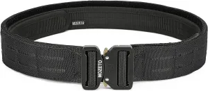 MOZETO Molle Battle Belt, 2" Battle Belts Tactical War Combat Quick Release Law Enforcement Duty Belts for Men