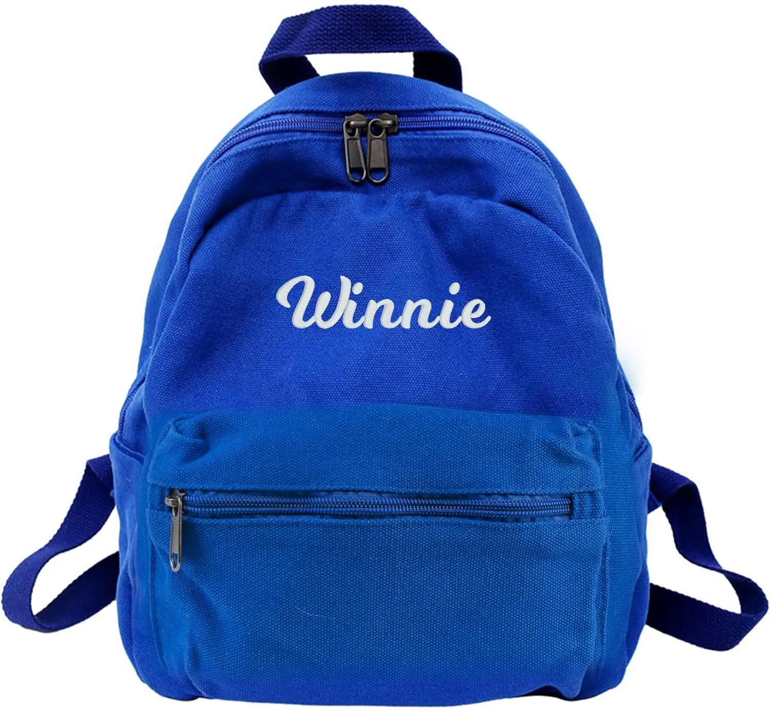 MT WORLD Personalized Mini Backpack Canvas Toddler Backpack Custom Small Cotton Backpack Monogram Infant Backpack Vintage Canvas Mini Backpack