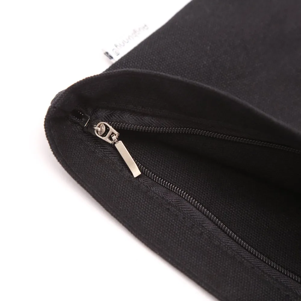 Multi-purpose Cotton Canvas Zipper makeup Bag Pouch 4-pack