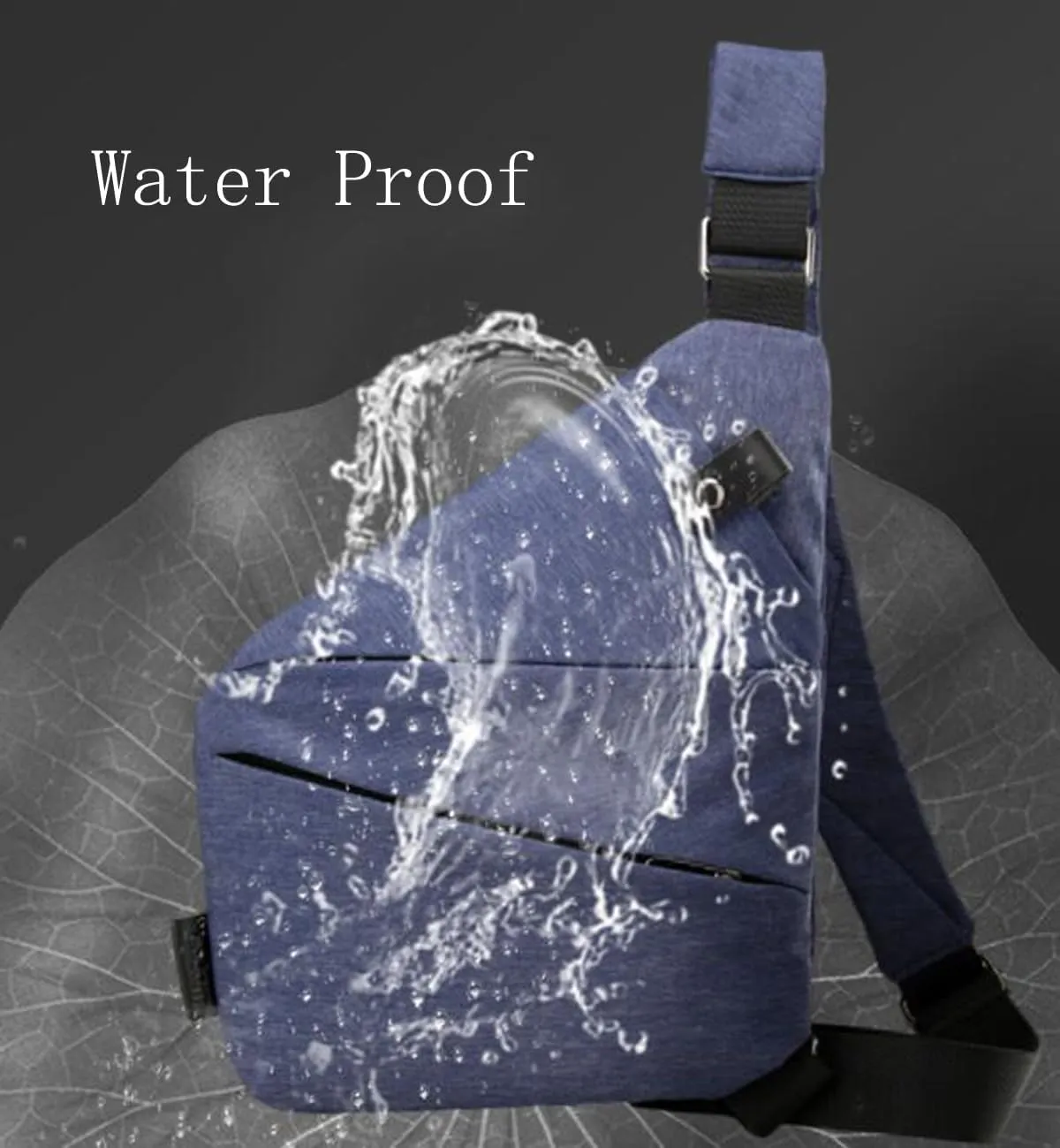 New Anti-Theft Bag For Travel Casual Left or Right Shoulder Slim Sling Bag Cross Body Travel Bag Unisex