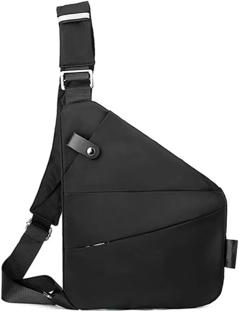 New Anti-Theft Bag For Travel Casual Left or Right Shoulder Slim Sling Bag Cross Body Travel Bag Unisex