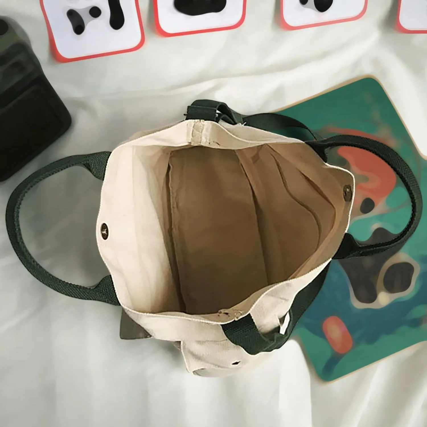 New Canvas Solid Color Simple Fashion One Shoulder Messenger Bag Bag for Men Shoulder Bags (Green, One Size)