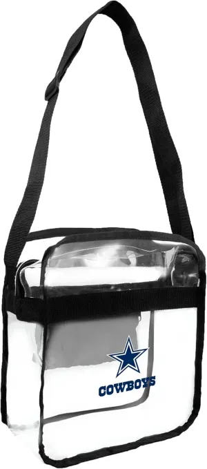NFL Clear Carryall Crossbody Bag