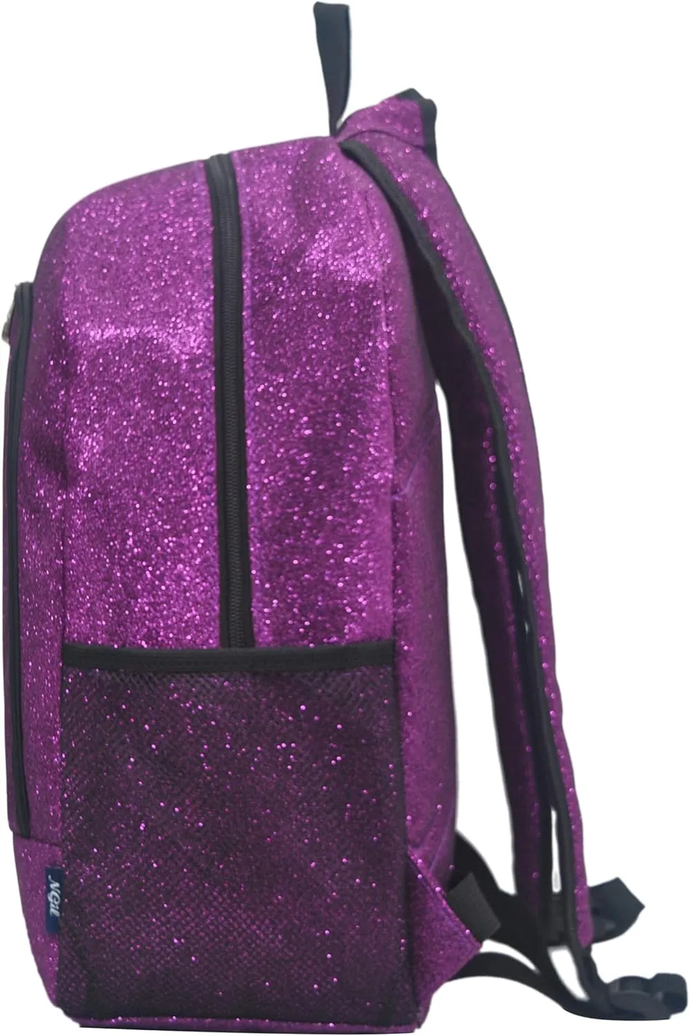 NGIL Canvas School Backpack (Glitter-Purple)