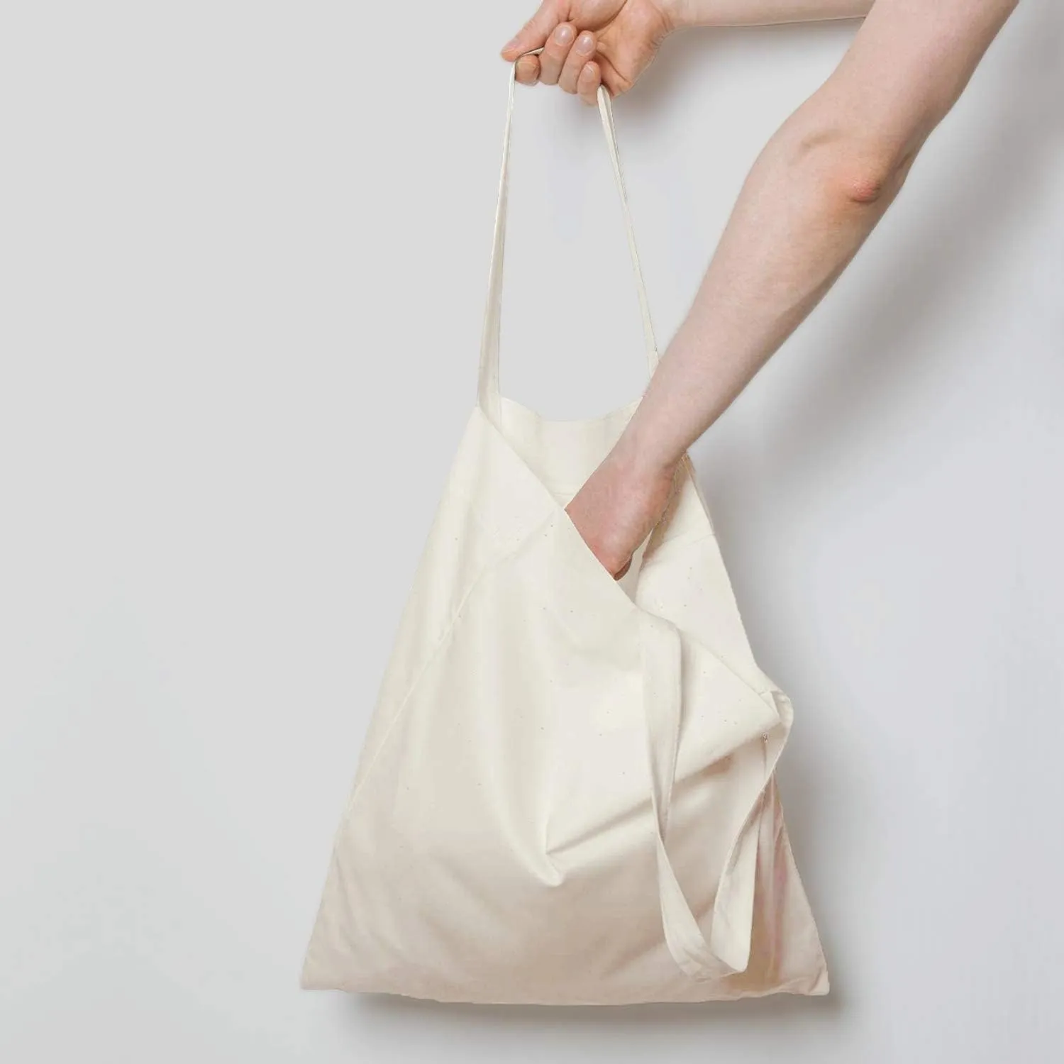 NPBAG 25 Pack 15'' X 16'' Natural Cotton Tote Bags, Lightweight Blank Bulk Cloth bags with 1pc of PTFE Teflon Sheet