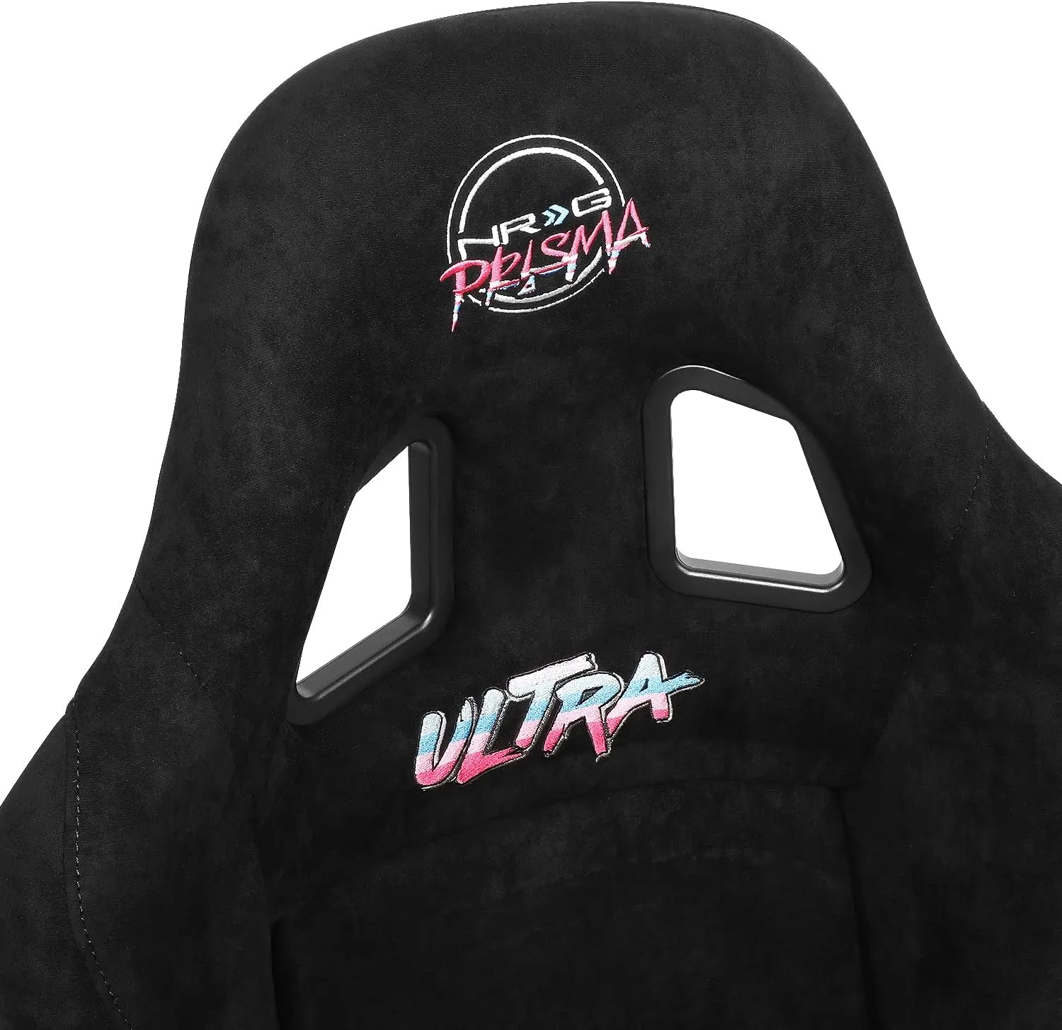 NRG Innovations NRG-FRP-303BK-ULTRA Universal Fixed Back Bucket Racing Seat with Side Mount Adapters for 6-Point Harnesses, Size M, Black Seat Cover, 22" W X 34" H X 21" D