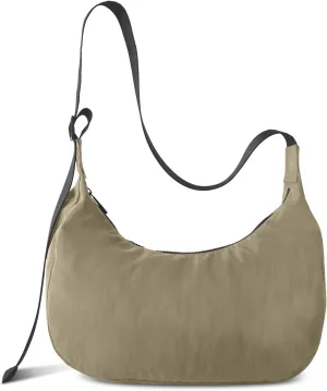 Nylon Crescent Bag Medium Crossbody Shoulder Bag with Adjustable Strap, Large Capacity Casual Waterproof Sling Bag for Women